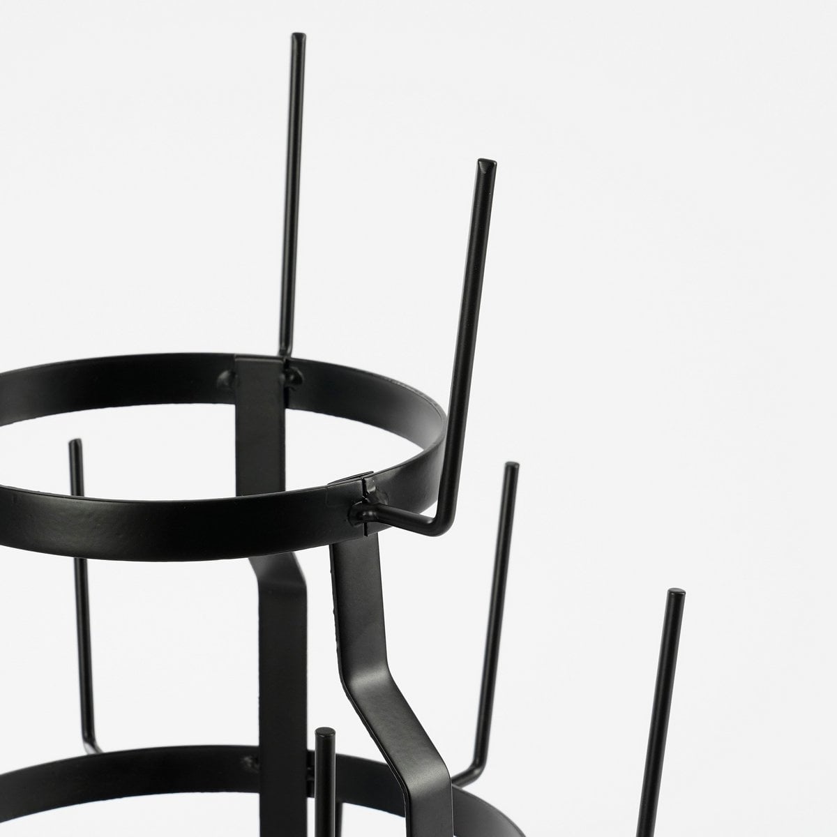 Mokkenrek  Zwart Mica Decorations