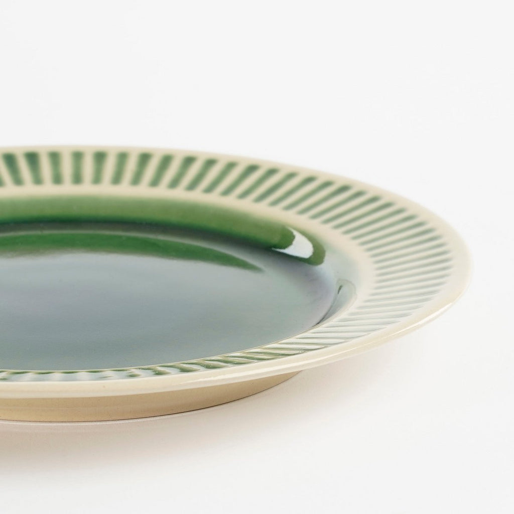 Elice Ontbijtbord - Ø22 cm - Keramiek - Groen