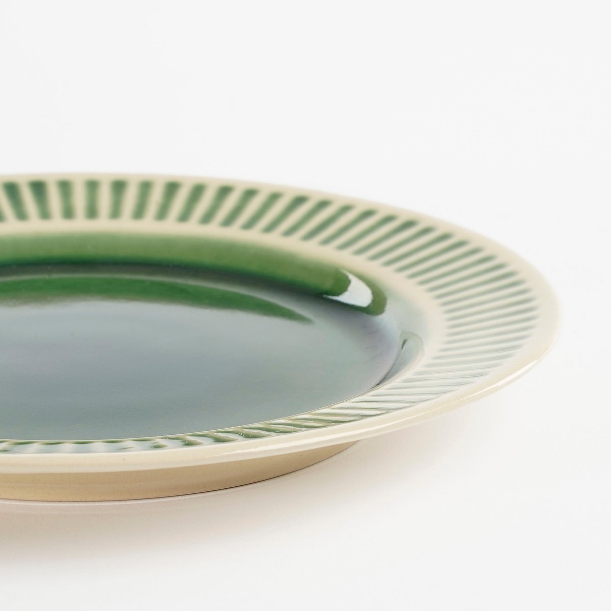 Elice Ontbijtbord - Ø22 cm - Keramiek - Groen