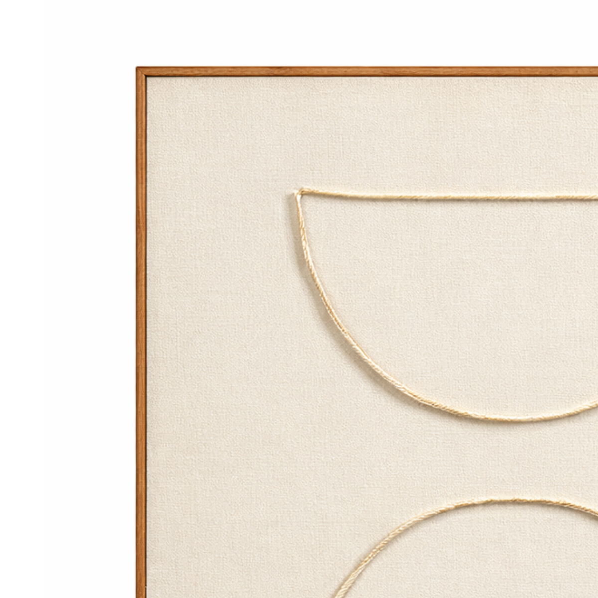 Wanddecoratie  Beige Mica Decorations