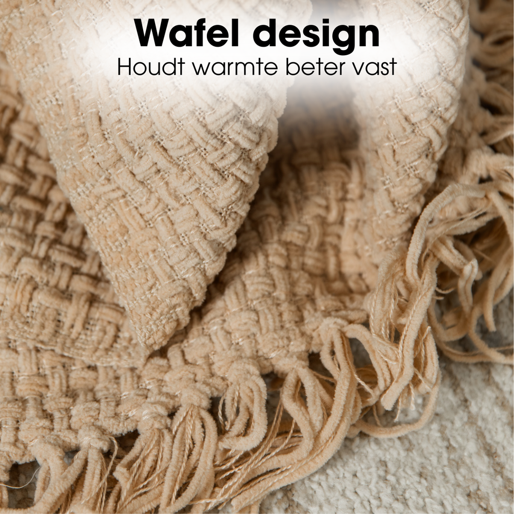 Plaid Cosenza Beige Mica Decorations