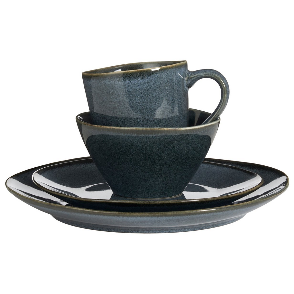 Servies set Racco Antraciet Mica Decorations