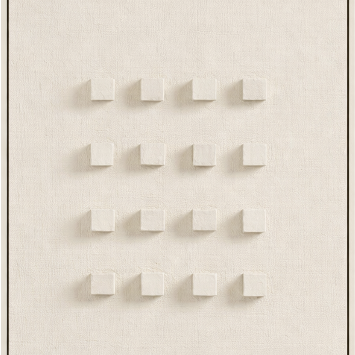 Wanddecoratie  Gebroken wit Mica Decorations