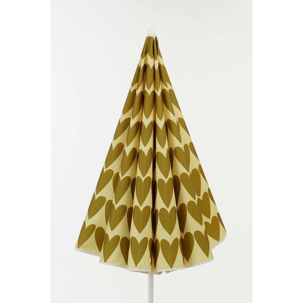Heart Strandparasol - H180 x Ø160 cm - Bruin