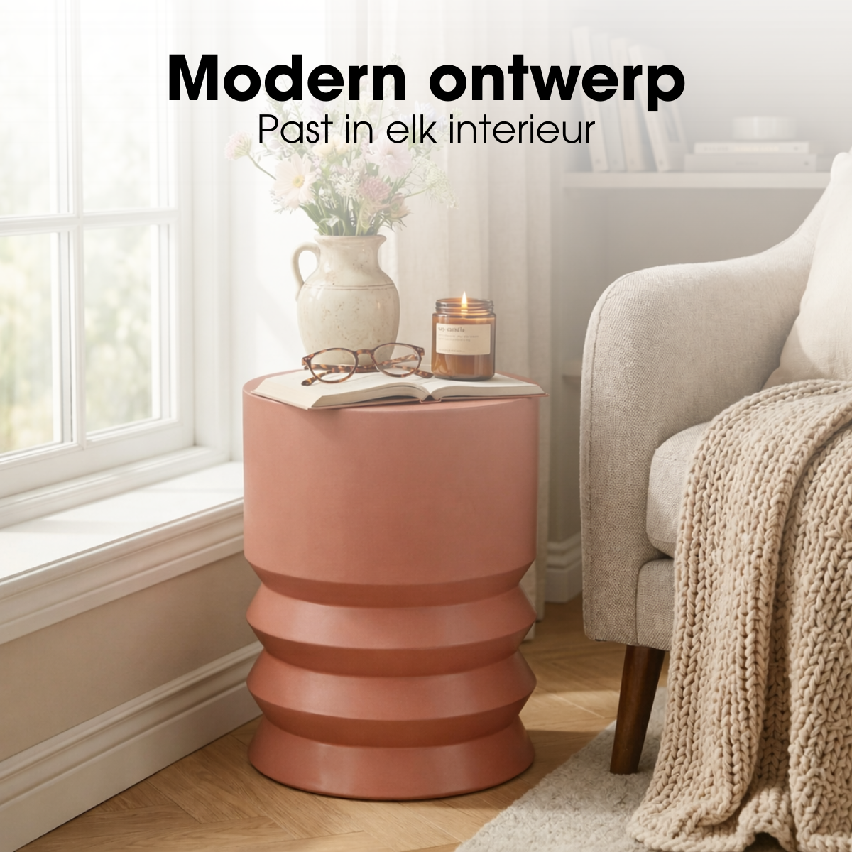 Bijzettafel Mart Oranje Mica Decorations