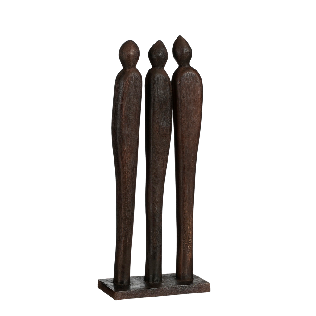 Pegara Woondecoratie - L7 x B18 x 46 cm - FSC 100% Mangohout - Bruin