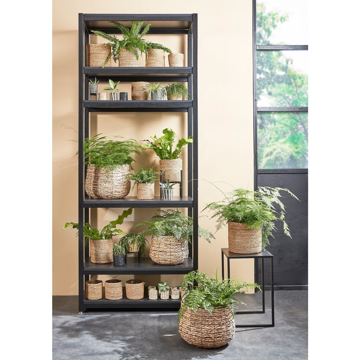 Plantenmand Avalon Lichtbruin Mica Decorations