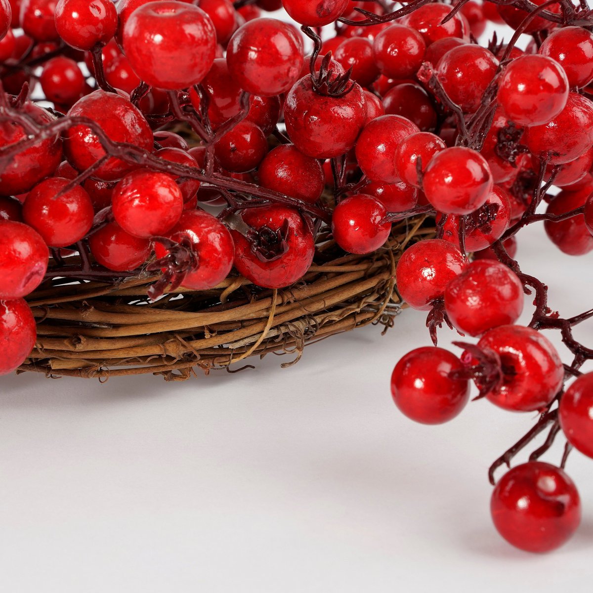 Kerstkrans  Rood Mica Decorations
