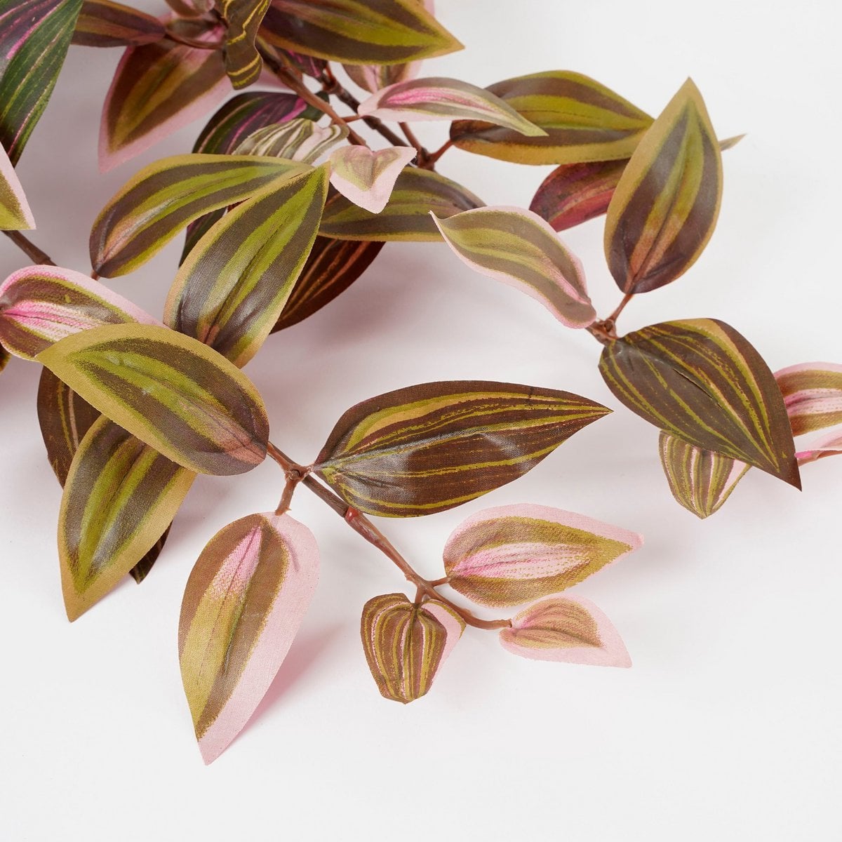 Kunst hangplant Tradescantia Donkerrood Mica Decorations