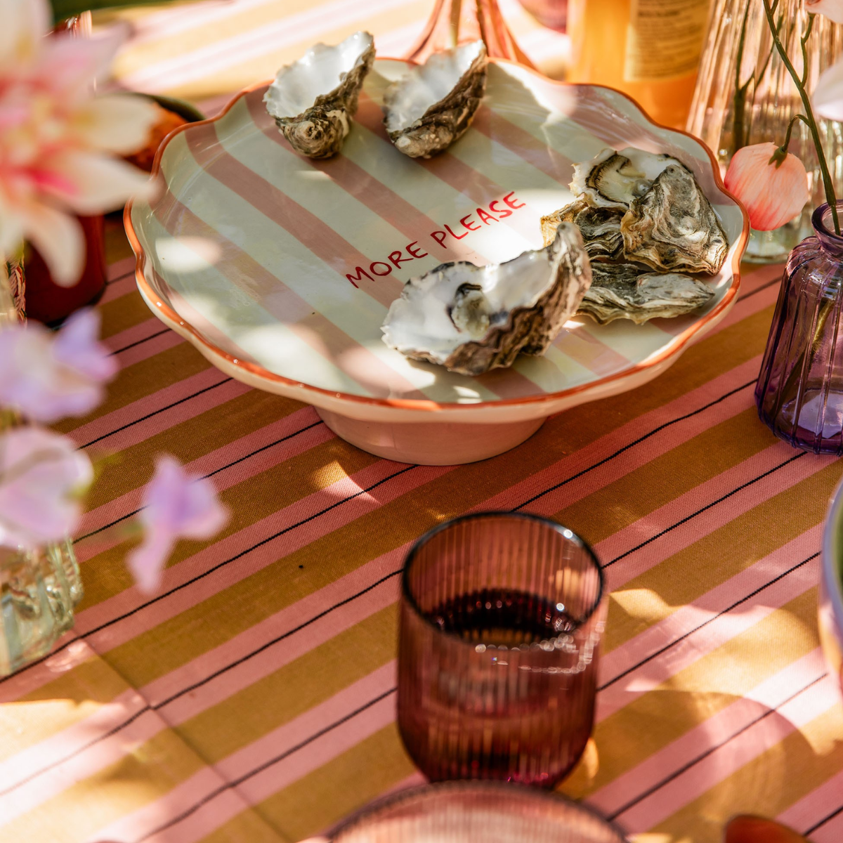 Tafellaken  Oker Mica Decorations