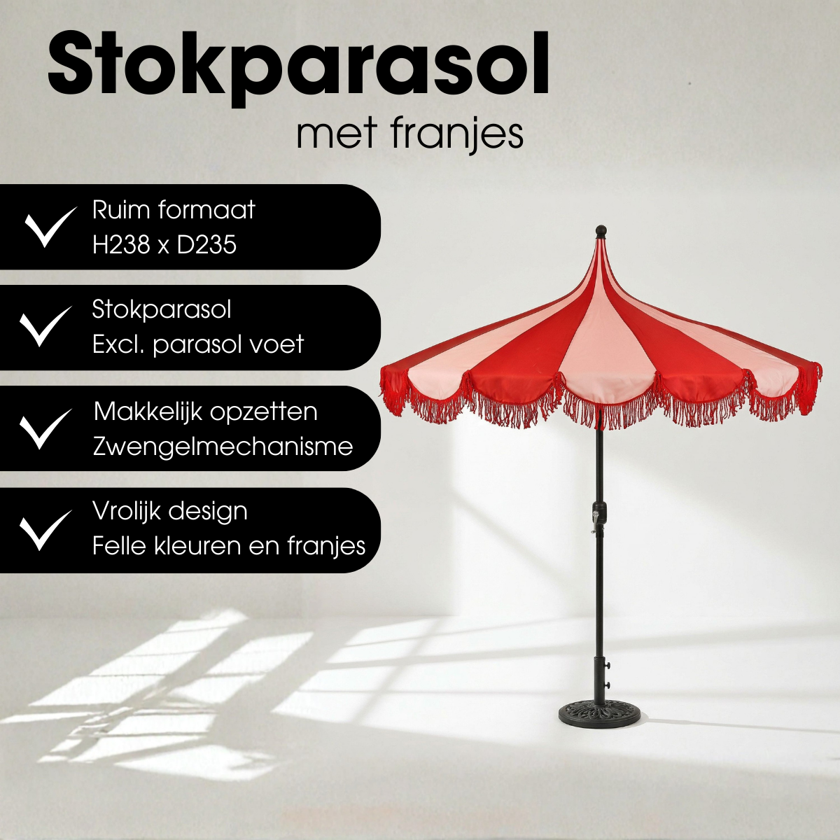 Parasol Kim Rood Mica Decorations