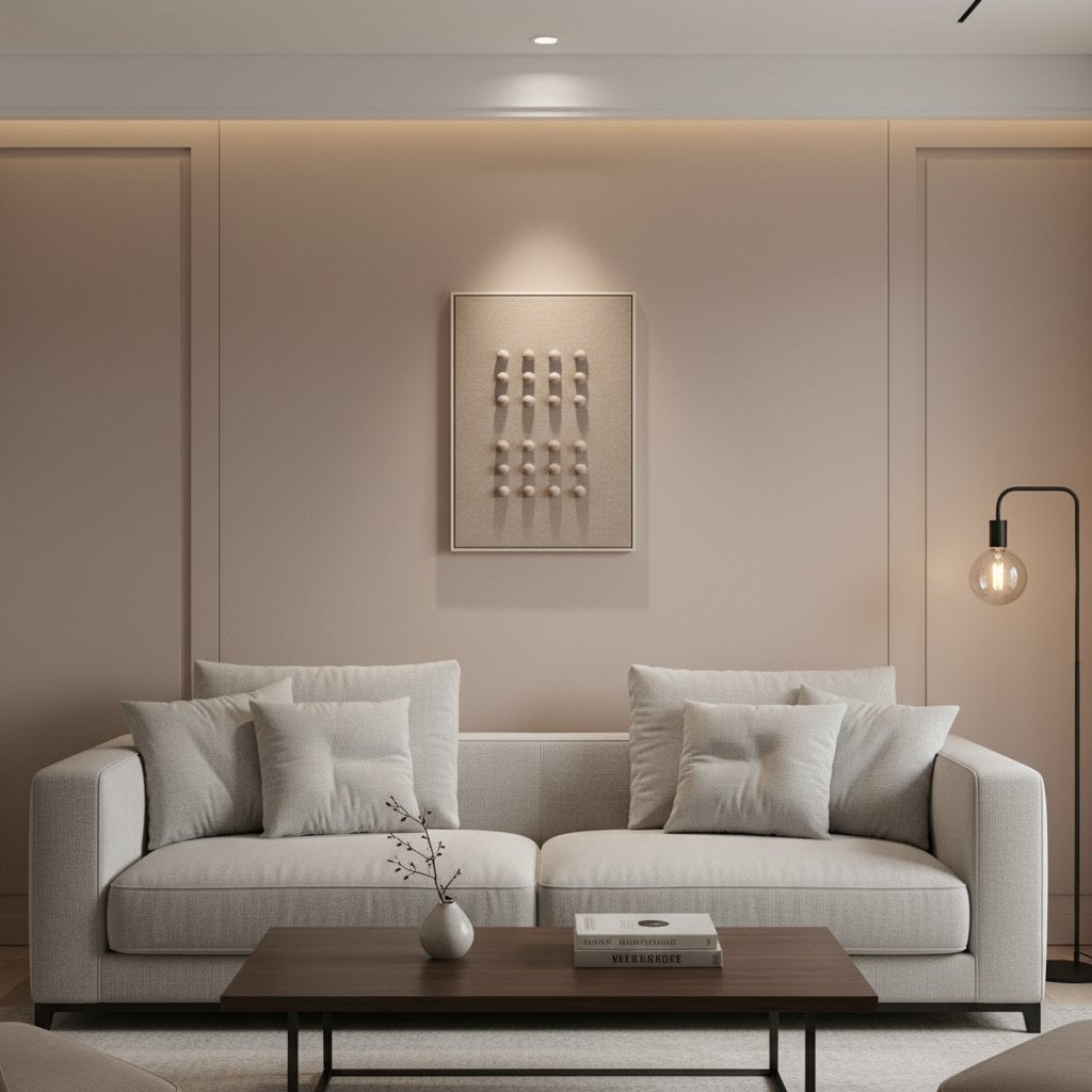 Wanddecoratie  Donkerbruin Mica Decorations