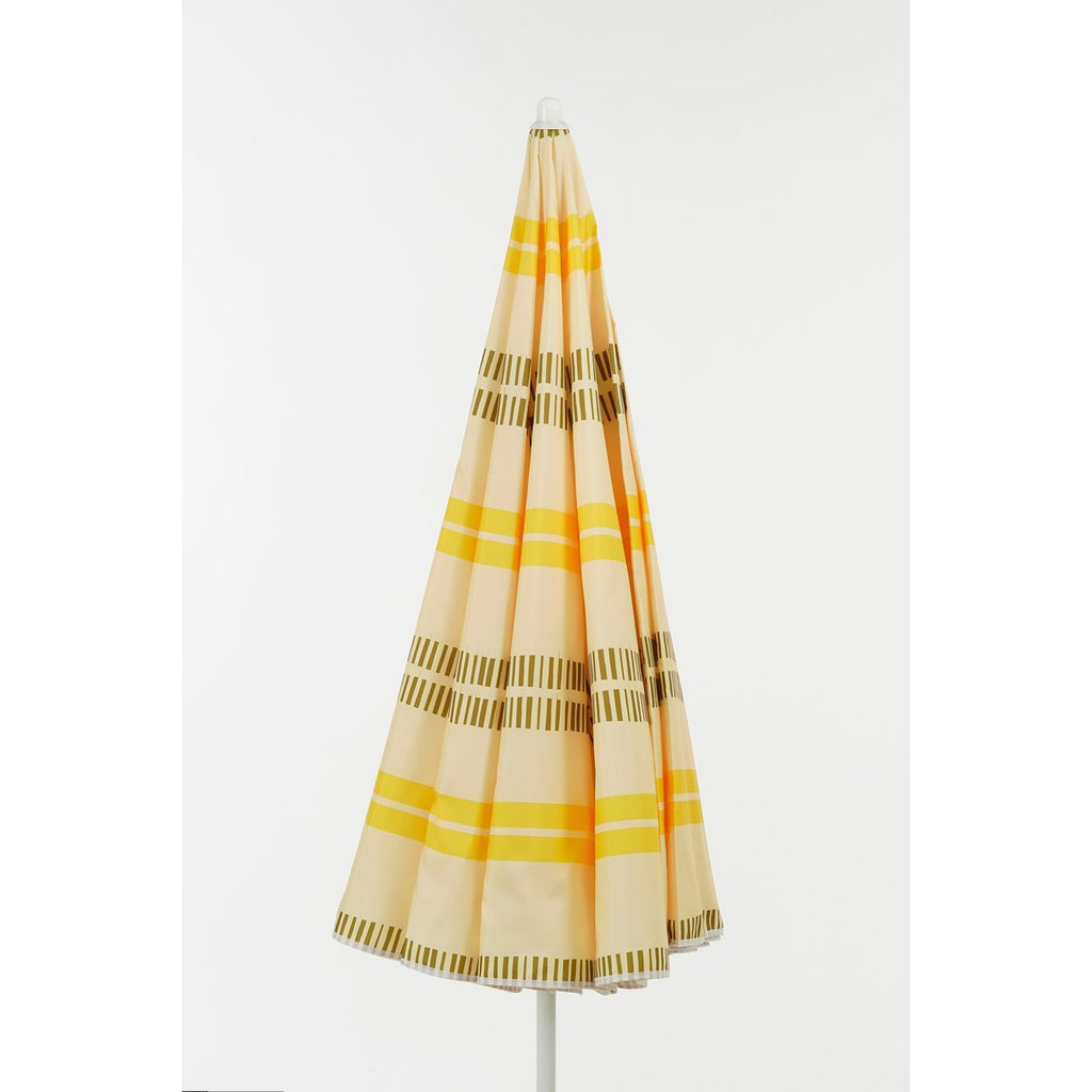 Stripe Strandparasol - H180 x Ø160 cm - Geel