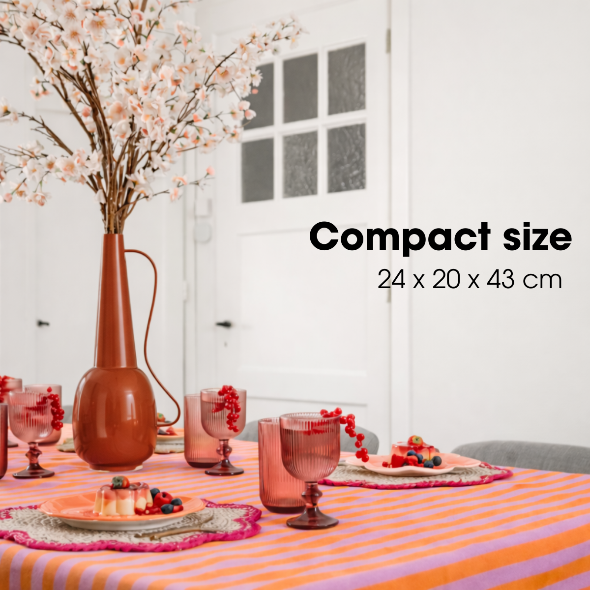 Vaas  Bruin Mica Decorations