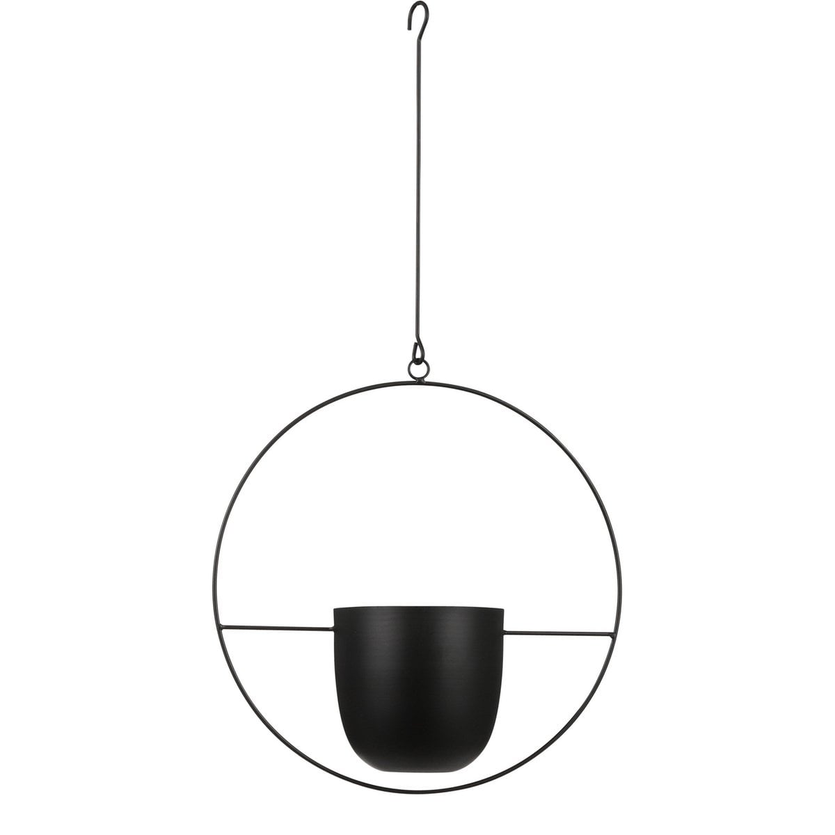 Bloempot binnen hangend Dexter Zwart Mica Decorations