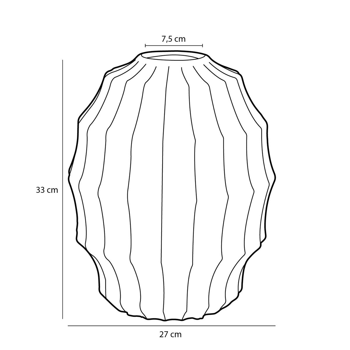 Pippa Vaas - H33 x Ø27 cm - Keramiek - Roze