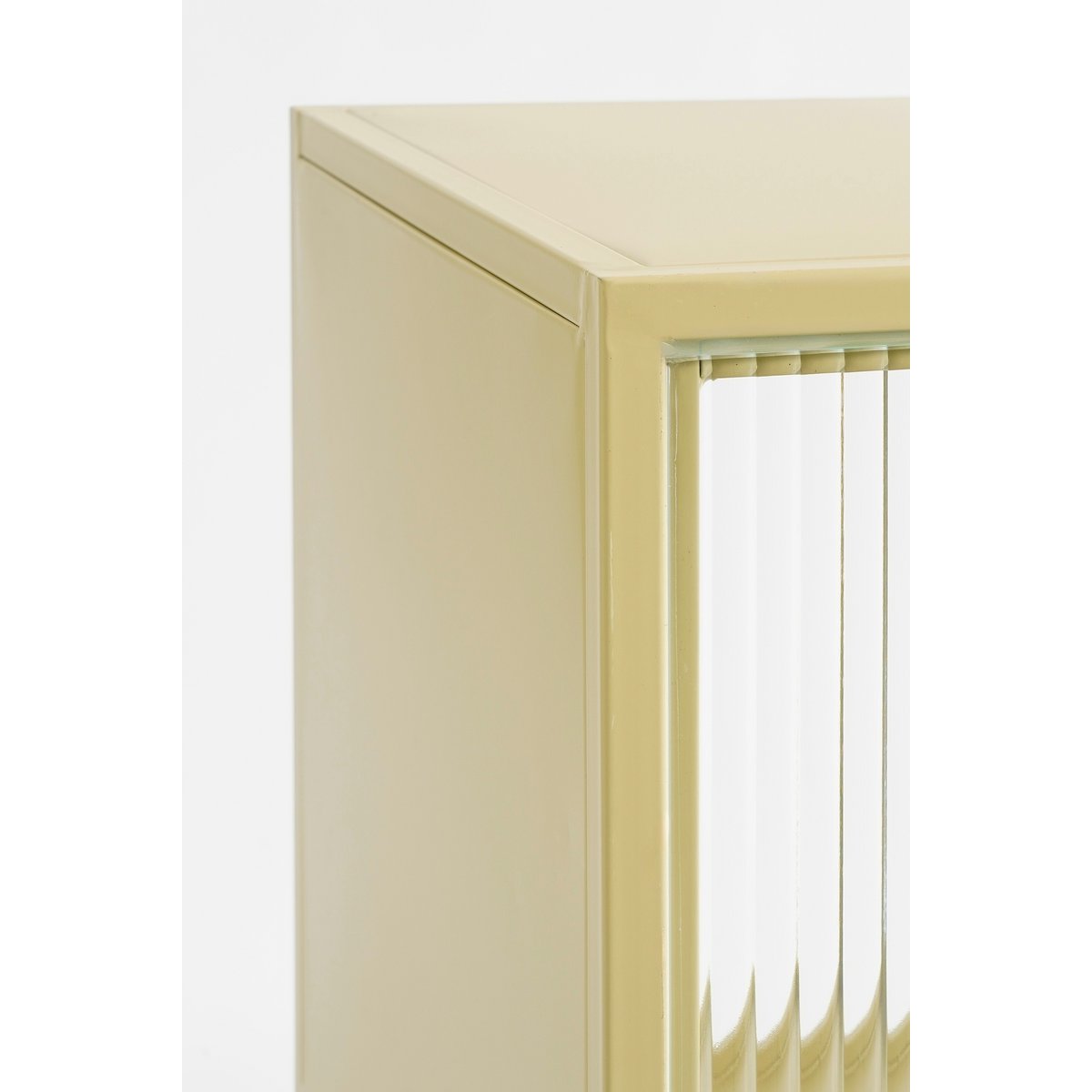 Clifton Opbergkast met Deuren - L38 x B35 x H50 cm - Metaal - Beige