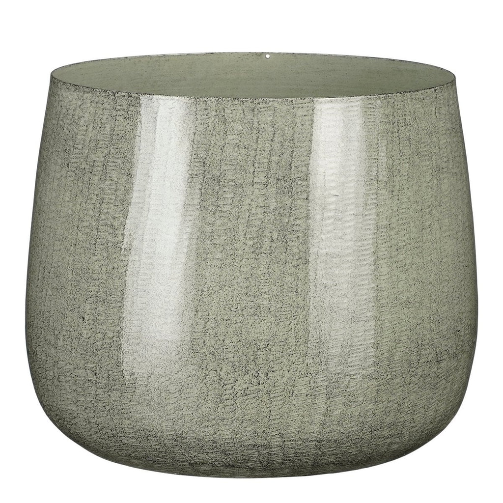Bloempot binnen Benson Lichtgrijs Mica Decorations