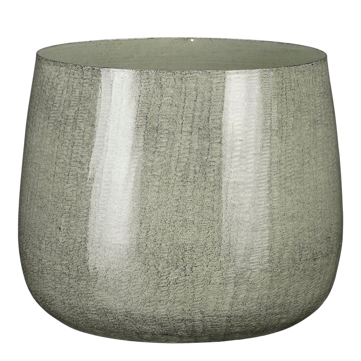 Bloempot binnen Benson Lichtgrijs Mica Decorations
