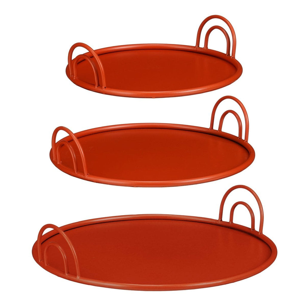 Dienblad Rood Rood Mica Decorations