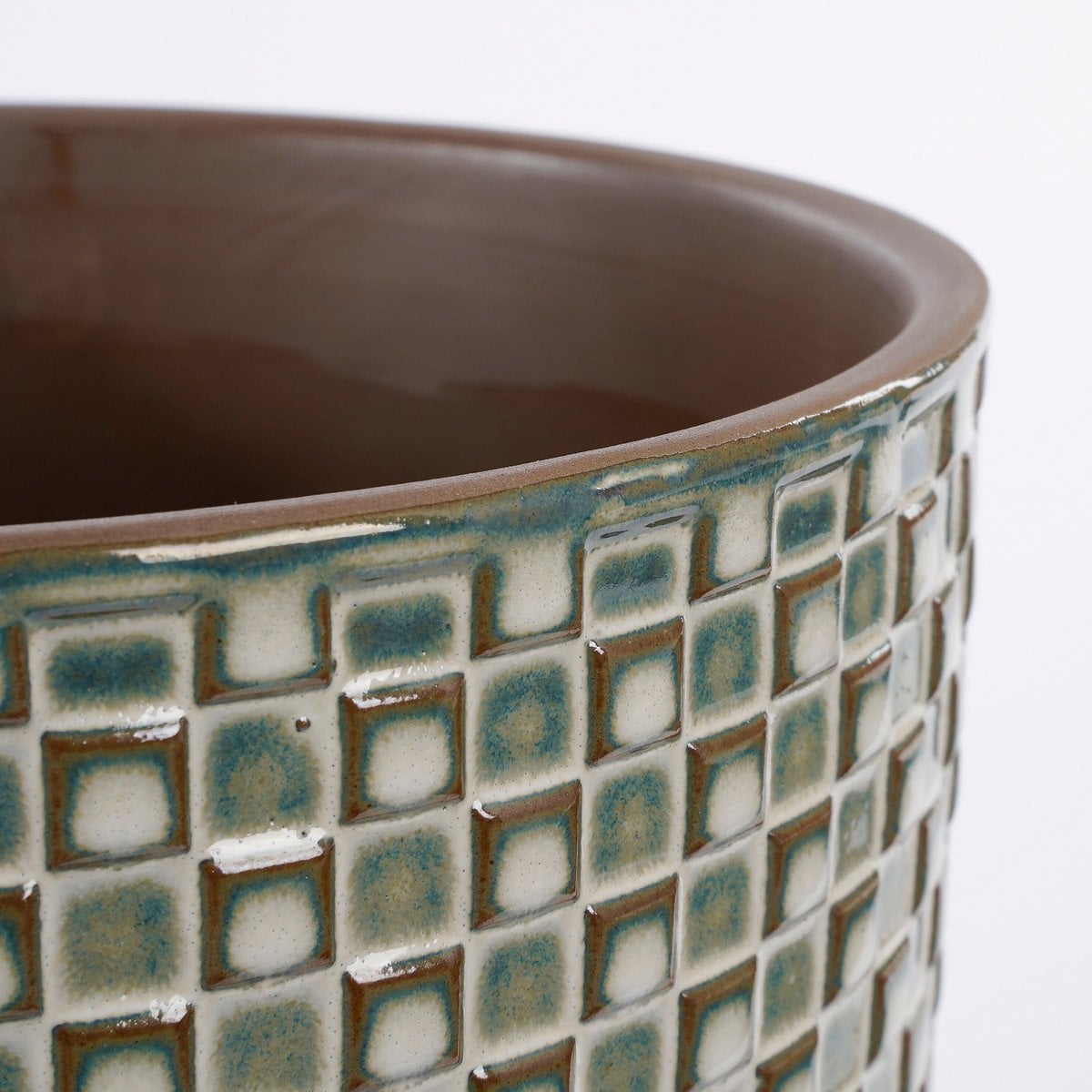 Bloempot binnen Daan Wit Mica Decorations
