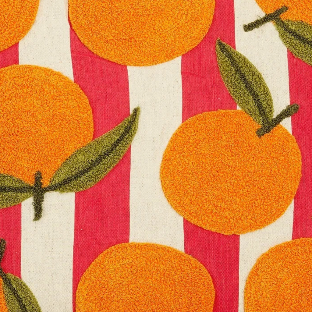 Sierkussen  Gebroken wit Mica Decorations