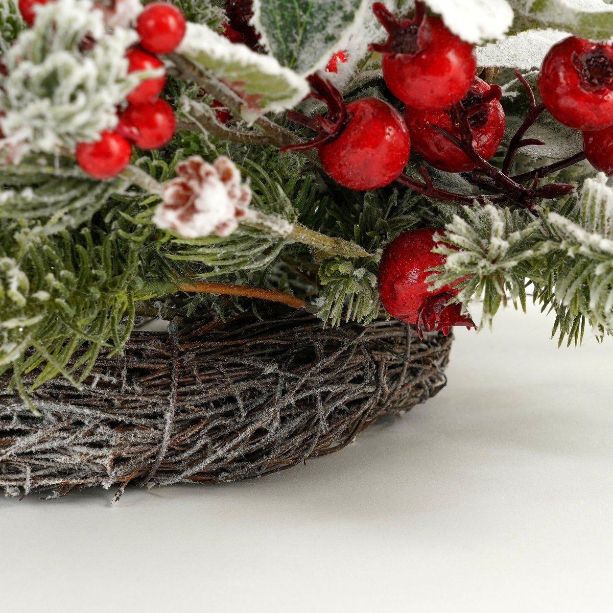 Kerstkrans Belfort Groen Mica Decorations