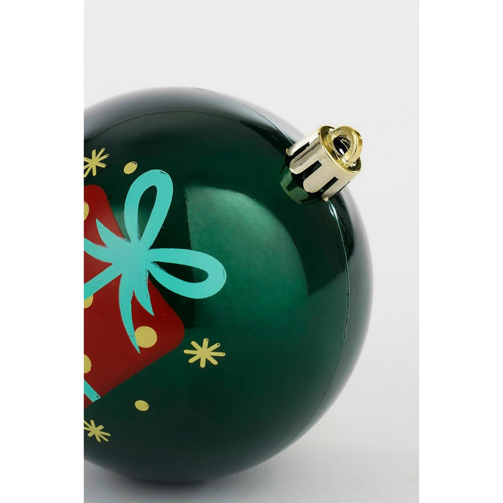 Kerstballen set  Meerkleurig Mica Decorations