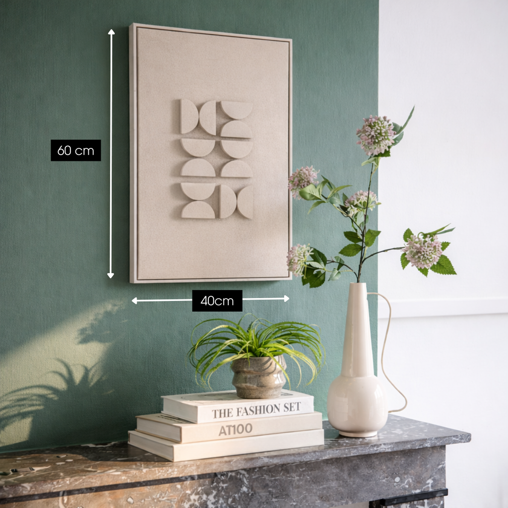 Wanddecoratie  Lichtgrijs Mica Decorations