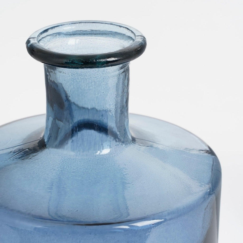 Decoratieve fles Guan Blauw Mica Decorations