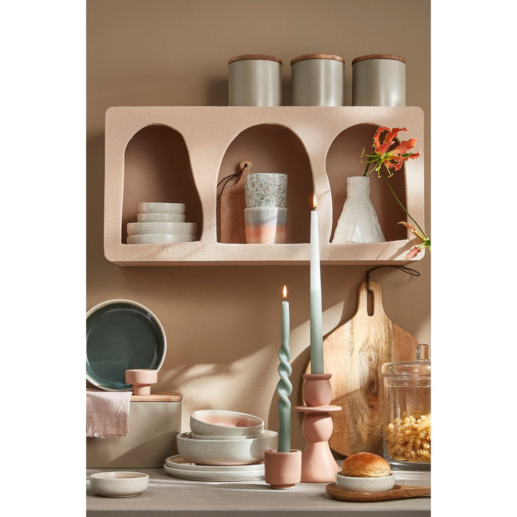 Duko Serveerplank - Ø28 cm - 100% FSC Mangohout - Bruin Mica Decorations