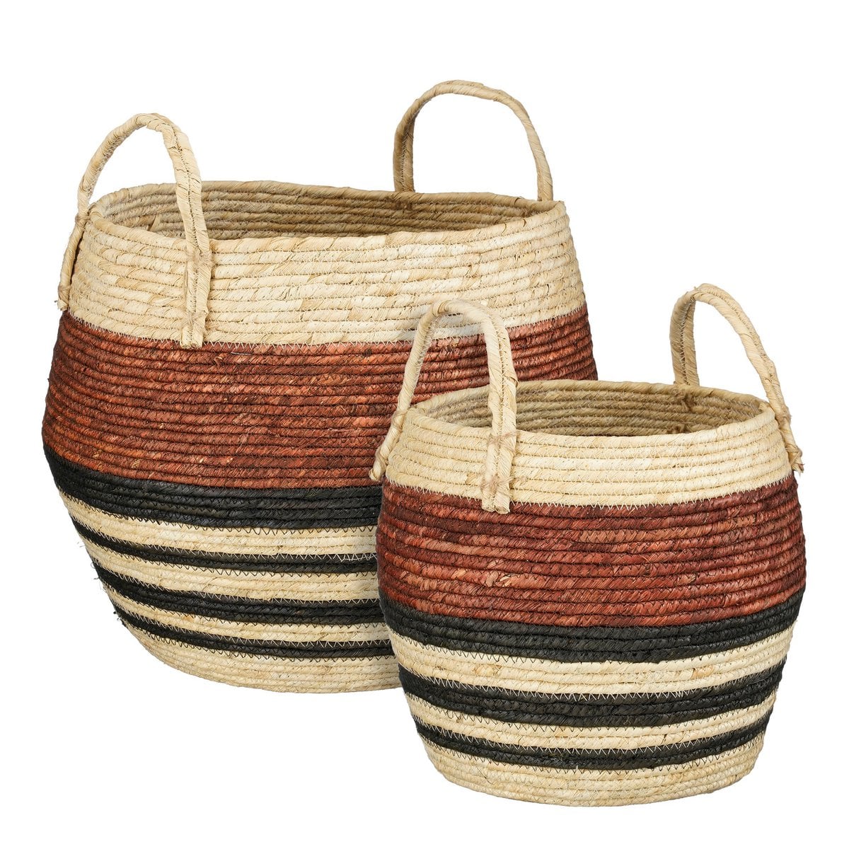 Opbergmand set  Bruin Mica Decorations